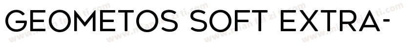 Geometos Soft Extra字体转换
